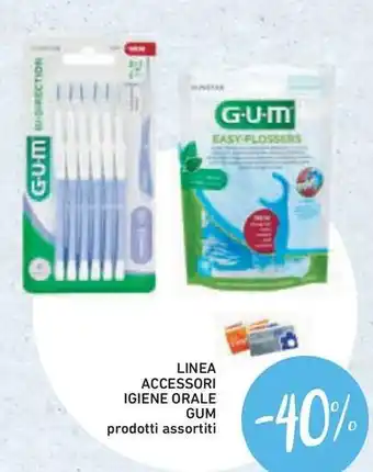 Conad Superstore Linea accessori igiene orale gum prodotti assortiti offerta