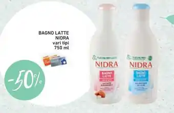 Conad Superstore Bagno latte nidra vari tipi offerta