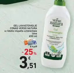 Conad Superstore Gel lavastoviglie conad verso natura offerta