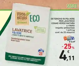 Conad Superstore Detersivo in polvere per lavatrice conad verso natura offerta