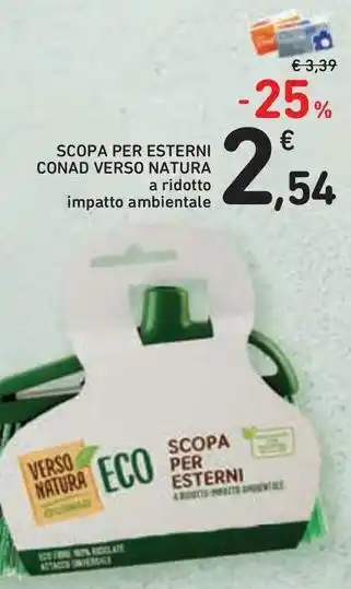 Conad Superstore Scopa per esterni conad verso natura offerta