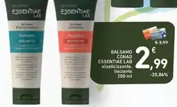 Conad Superstore Balsamo conad essentiae lab elasticizzante, lisciante offerta