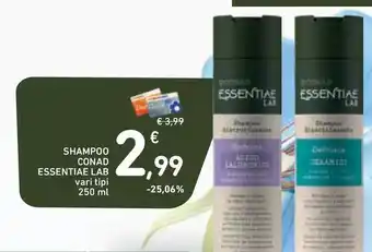 Conad Superstore Shampoo conad essentiae lab vari tipi offerta