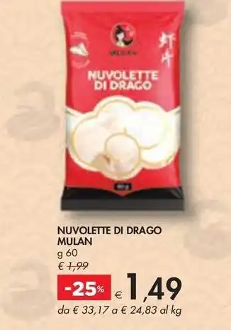 Bennet Nuvolette di drago MULAN offerta