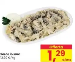 Interspar Sarde in saor offerta