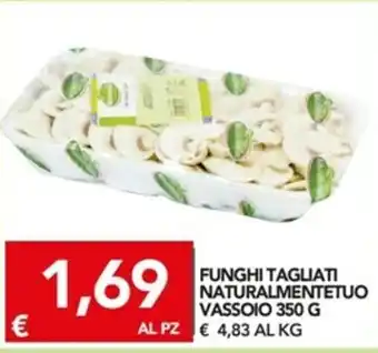 TuoDi Funghi Tagliati Naturalmentetuo Vassoio 350g offerta