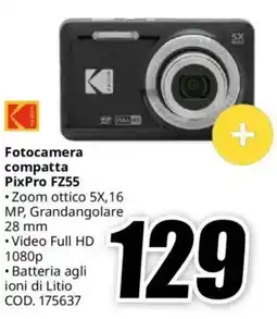 MediaWorld Fotocamera compatta PixPro FZ55 offerta