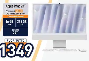 Unieuro Apple iMac 24" offerta