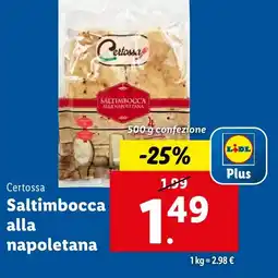 Lidl 1 Saltimbocca alla napoletana offerta
