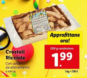 Lidl Crostoli Ricciole offerta