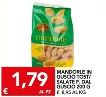 TuoDi F.Dal Mandorle in Guscio Tost/Salate Guscio 200g offerta