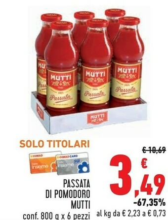 Conad Superstore Passata di pomodoro offerta