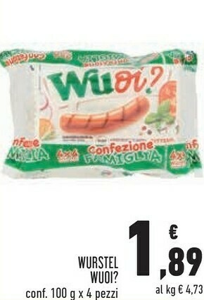 Conad Superstore Wurstel offerta