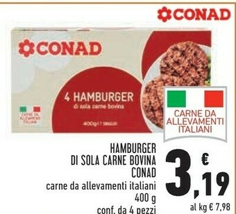 Conad Superstore Hamburger offerta