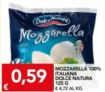 TuoDi Dolce Natura Mozzarella 100% Italiana 125g offerta