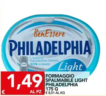 Philadelphia Light Formaggio Spalmabile 175g