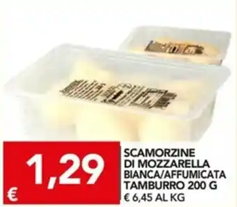 TuoDi Scamorzine di Mozzarella Bianca/Affumicata Tamburro 200g offerta