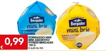 TuoDi Bergader Formaggio Mini Brie Assortito/Fitness 150g offerta
