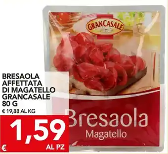 TuoDi Gran Casale Bresaola Affettata di Magatello 80g offerta
