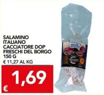 TuoDi Freschi del Borgo Salamino Italiano Cacciatore DOP 150g offerta