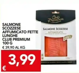 TuoDi Club Premium Salmone Scozzese Affumicato Fette Lunghe 100g offerta