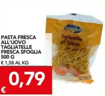 TuoDi Pasta Fresca All'Uovo Tagliatelle Fresca Sfoglia 500g offerta