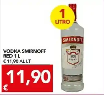 TuoDi Smirnoff Red Vodka 1l offerta