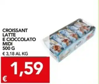 TuoDi Midi Croissant Latte e Cioccolato 500g offerta