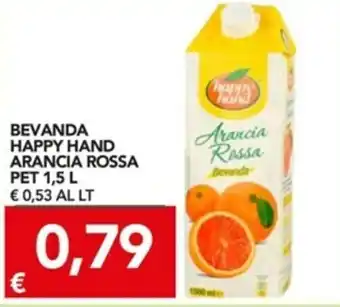 TuoDi Happy Hand Bevanda Arancia Rossa pet 1,5l offerta