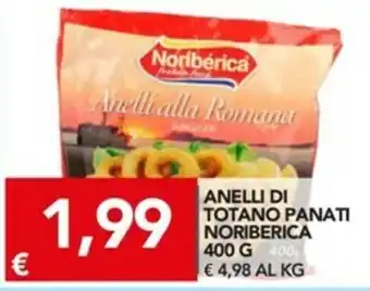 TuoDi Noriberica Anelli di Totano Panati 400g offerta