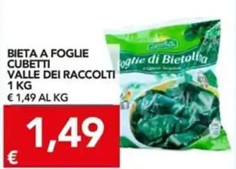 TuoDi Valle Dei Raccolti Bieta a Foglie Cubetti 1kg offerta