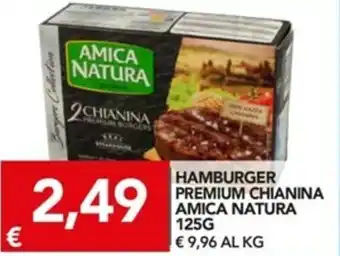 TuoDi Amica Natura Hamburger Premium Chianina 125g offerta