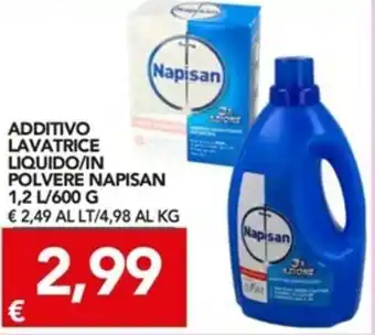 Napisan Additivo Lavatrice Liquido/In Polvere 1,2l/600g