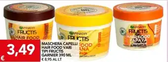 TuoDi Garnier Fructis Maschera Capelli Hair Food vari tipi 390ml offerta