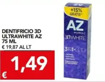 AZ Dentifricio 3D Ultrawhite 75ml