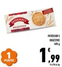 Conad PATERSON'S digestive offerta