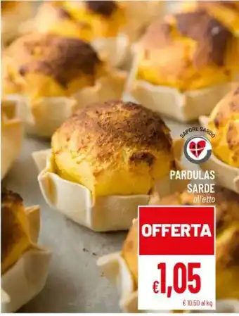 Pan Pardulas sarde all'etto offerta