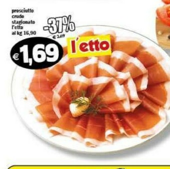Il Castoro Supermercati Prosciutto crudo offerta