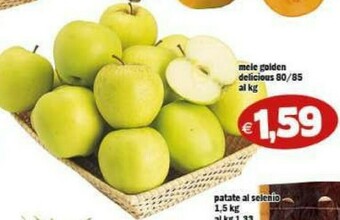 Il Castoro Supermercati Mele golden offerta