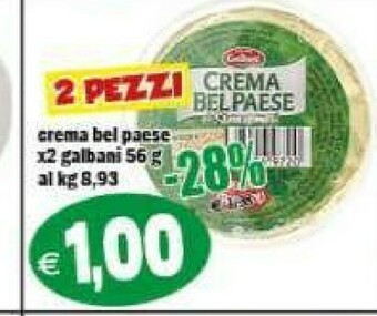 Il Castoro Supermercati Formaggio offerta