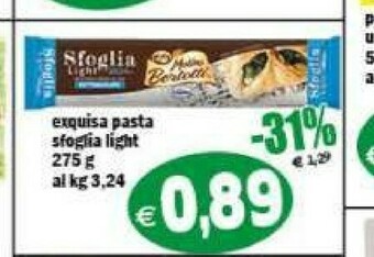 Il Castoro Supermercati Pasta sfoglia offerta