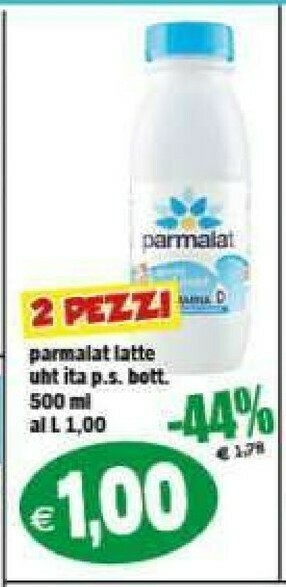 Il Castoro Supermercati Latte parzialmente scremato offerta