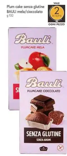 Galassia Plum cake senza glutine BAULI mela/cioccolato offerta