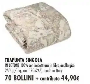 Galassia Trapunta singola offerta