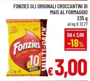 A&O Fonzies gli originali croccantini di mais al formaggio offerta