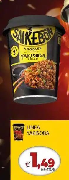 Galassia Linea YAKISOBA offerta