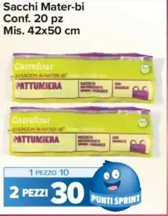 Carrefour Express Sacchi Mater-bi offerta