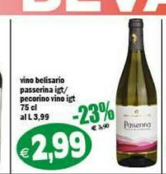 Il Castoro Supermercati Vino bianco offerta