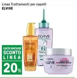 Iper La Grande Linea Trattamenti per capelli ELVIVE offerta