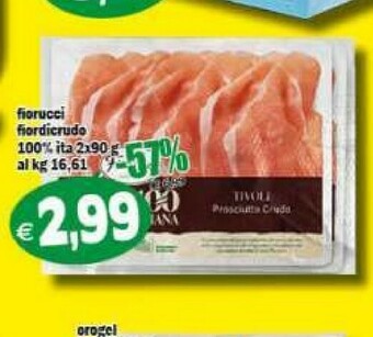 Il Castoro Supermercati Prosciutto crudo offerta